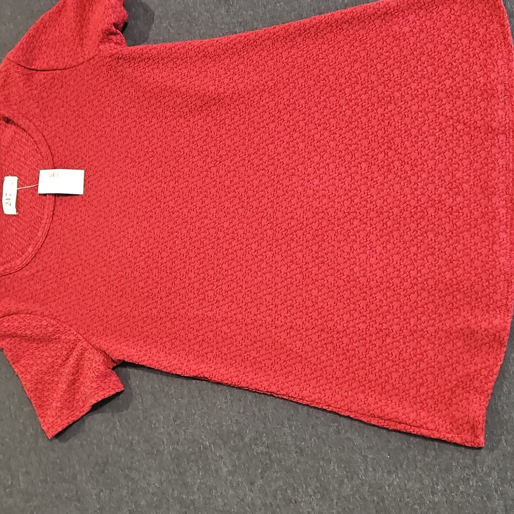Maurices Red Short Sleeve Tee